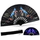 thumbnail image 1 of Ventilador de mano plegable SYNTECSO para rave, UV Glow y Drag Queen, 1 of 7