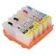 thumbnail image 2 of Juego de cartuchos de tinta ANGGREK BK C M Y 5 Piezas, 2 of 8