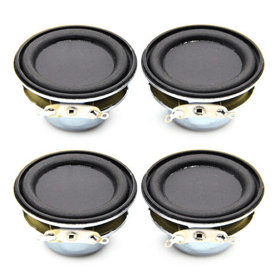 4Pcs Audio Speaker 4Ω 5W 40mm 1.5 Inch Full Range Multimedia Speaker Loudspeaker DIY Sound Mini Speaker for Home Theater