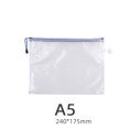 thumbnail image 3 of Informe cubre 6 uds A5 bolsas de archivos de plástico con cremallera carpeta de documentos bolsillo de billetera almacenamiento de alta capacidad suministros escolares protectores estadísticas, 3 of 3