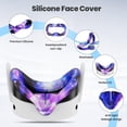 thumbnail image 3 of Set de fundas de silicona VR compatibles con Meta/Oculus Quest 3S, 3 of 6