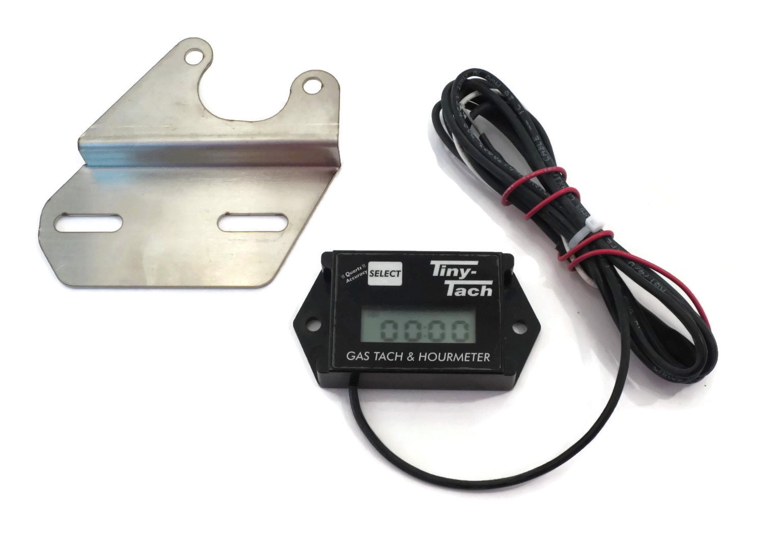 Digital Hour Meter Tachometer w/ Bracket Lawn Garden Tractors Mowers