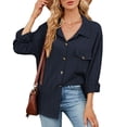thumbnail image 2 of button down shirts for women, 2 of 2