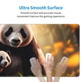 thumbnail image 5 of Pofeuu Forest Panda Print Desk Mat for Keyboard and Mouse，Computer Desk Matt for Desktop，Large Mouse Pad for Desk，Desk Pads on Top of Desks 12x31.5in, 5 of 8