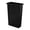 Black, variant on Slim Trash Container with Open Top, Plastic Construction, 23 Gallon Capacity, 20" W x 11" D x 30" H, for Indoor Use, Lid Sold Separately, Black
