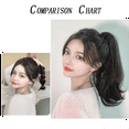thumbnail image 6 of Black Brown Wig Female Ponytail Grab Clip Style Hip- High Ponytail Natural Forcing Fake Ponytail Female Braid, 6 of 7