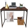 thumbnail image 3 of Console Table Bureau Bureau à Domicile Bureau d'Ordinateur pour Entrée Noir et Brun Rustique, 3 of 5