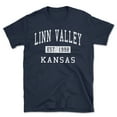 thumbnail image 1 of Linn Valley Kansas Classic Established Men's Cotton T-Shirt, 1 of 1