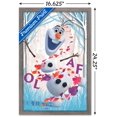 thumbnail image 3 of Disney Pixar Frozen 2 - Olaf Wall Poster, 14.725" x 22.375", Framed, 3 of 3
