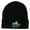 Black, variant on Halloween Ghost Boo Embroidered Long Beanie - Olive OSFM