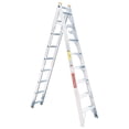 thumbnail image 1 of Escalera De Tijera Akron Herramientas Convertible Aluminio 17 Escalones Tipo II 175kg, 1 of 4