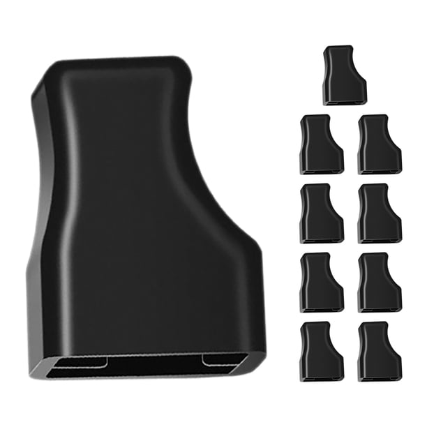 10 tapas para bomba de jarabe: tapa de silicona negra reutilizable para bomba de jarabe de café, azúcar, condimentos, aceite de oliva, dispensador de loción largo.