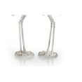 thumbnail image 3 of Courting Egret Pair Antique White Metal Garden Sculpture, 3 of 4