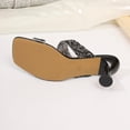 thumbnail image 5 of DIVVce Rhinestone Double Strap Kitten Heel Slides For Women Open Toe Slip On Comfort Evening Footwear, 5 of 8