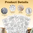 thumbnail image 3 of 37Pcs Ball Sports Embroidery Pattern Stabilizer 8.3"x11.7" Soccer Basketball Soluble Stick and Stitch Embroidery Sticker 4 Sheets Golf Baseball Water Hand Sewing DIY Embroidery Paper, 3 of 7