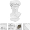 thumbnail image 2 of Maceta de cabeza de escultura, estatua griega de David, maceta suculenta, jarrón, bolígrafo, soporte para brochas de maquillaje para jardín, decoración del hogar Fokelyi LKX-1270, 2 of 7