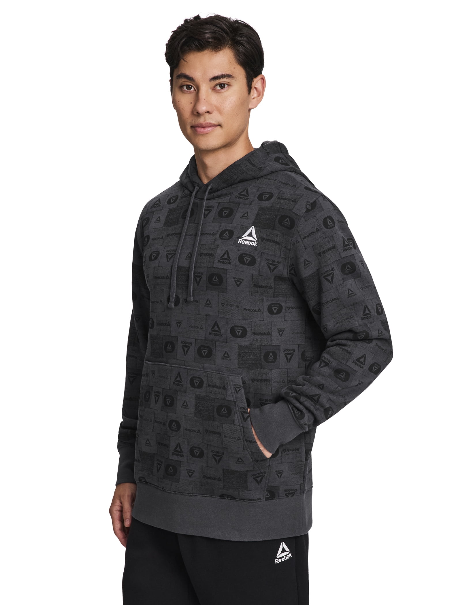 Reebok Men's and Big Men's Game Day Fleece Left Chest Hoodie, Sizes XS-5XL
