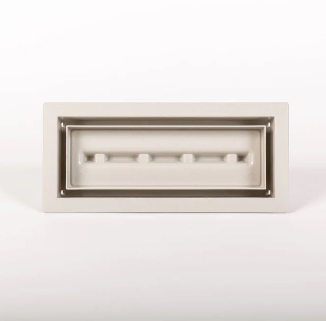 Aria Lite 4x10 Gray Vent Cover