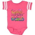thumbnail image 3 of Inktastic Kindness Can Move the World- with flowers Boys or Girls Baby Bodysuit, 3 of 5