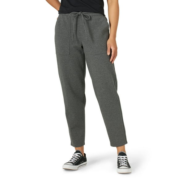 Lee Women's Relaxed Fit Tapered Ankle Crop Sweatpants
