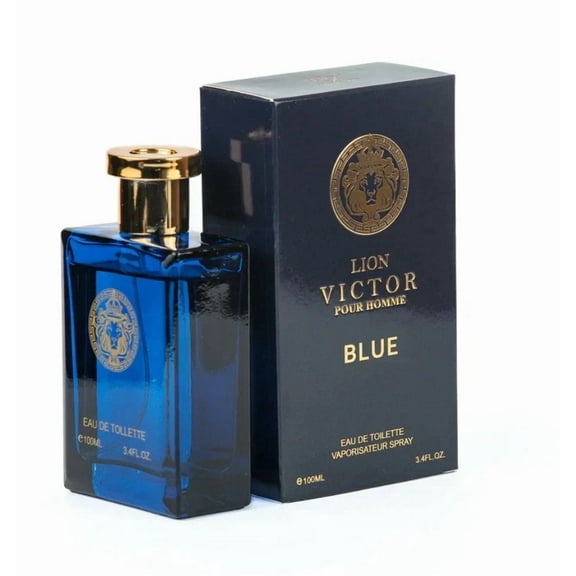 Lion Victor Blue Eau de Toilette for Men – 3.4 fl oz | 100 ml Cologne Spray Perfume for Men