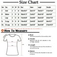 thumbnail image 2 of Spring Tops for Women Womens Tops under $5 Large Fashion Women Fashion Short Sleeve Round Neck Printed Long T-Shirt Blouse Loose Tops Gifts for Women, 2 of 4