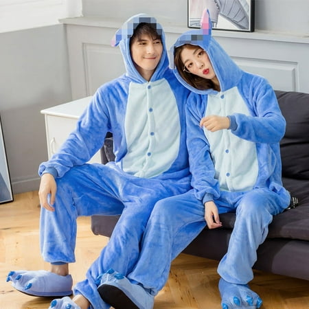 

Plush dragon kitten cartoon one-piece pajamas coral plush couples thickened household clothes performance clothes autumn and winter