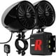 thumbnail image 1 of Sistema de Amplificador GoHawk TJ4-R Impermeable Bluetooth en Negro para Manubrio de 1 a 1.5 Pulgada, 1 of 9
