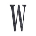 thumbnail image 2 of Balsa Circle 8" Black Solid Letter W Self-Adhesive Rhinestones Gems Sticker, 2 of 8