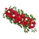 thumbnail image 3 of Arco de boda artificial con flores, arreglo floral falso, letreros rústicos de bienvenida para Rojo, 3 of 9