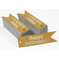 thumbnail image 2 of Inkdotpot Pack Of 100 Real Silver Foil Paper Tags Happy Retirement Favor Hang Tags, 2 of 6