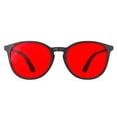 thumbnail image 1 of Gafas Bloomoak Retro Redondas para Juegos con Filtro de Luz Azul, 1 of 8