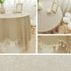 thumbnail image 4 of 60%Cotton,40%Linen Tablecloths With Fringe For Small Tables, 55x55 Inch Linen Sqaure Table Cloth For Wedding, Party, Indoor,Outdoor, Machine Washable, 4 of 8