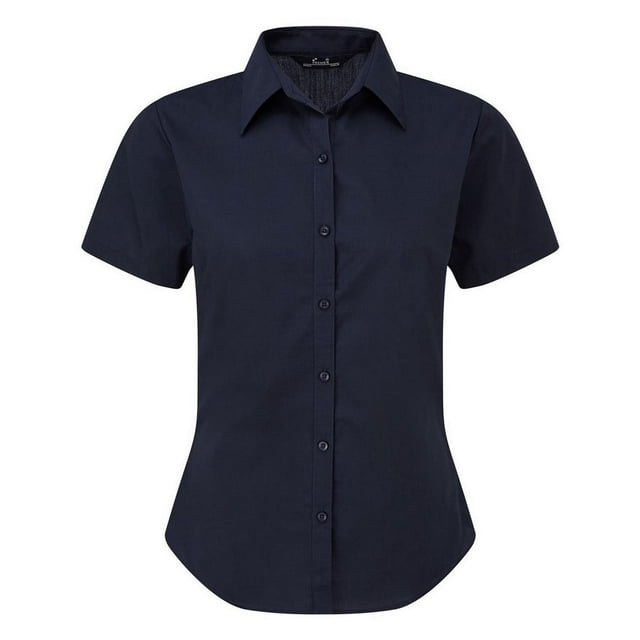 Premier Short Sleeve Poplin Blouse / Plain Work Shirt
