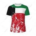 thumbnail image 3 of Exclusive design Kuwait Flag Grain 3D Printed Men For Running Bike Soccer Tennis Fitness Sports tshirt Mesh Fans Short T-shirt, 3 of 15