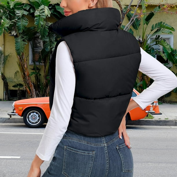 Chaleco negro para mujer sales