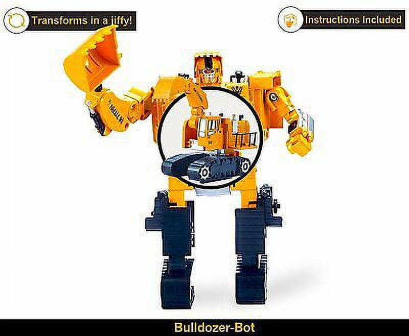 5 pack TransTruck Transform Tractor Robot Action Figures Combine into 1 Giant Robot