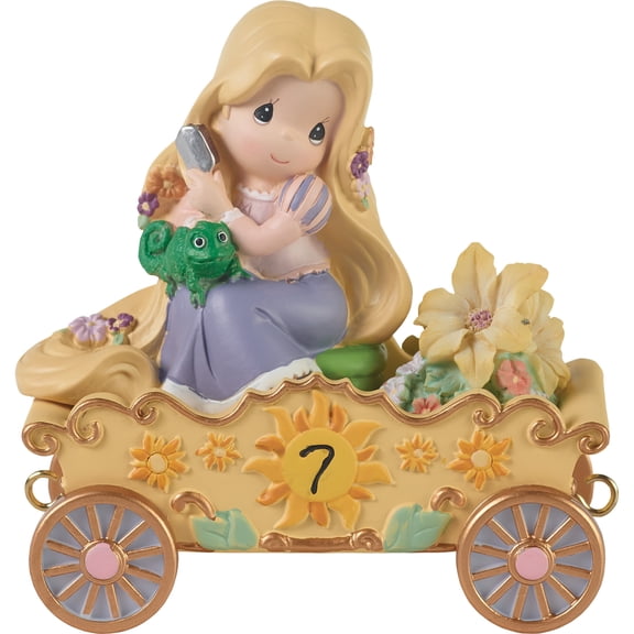 Precious Moments Disney Birthday Parade I'm In Heaven To Be Seven, Age 7, Figurine, 1 Each
