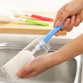 thumbnail image 2 of Long Handle Sponge Cup Brush Cleaning Tool; Long Removable Cup Brush PP Kitchen Mug Sponge Cleaning Tool Color Random, 2 of 9