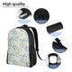 thumbnail image 5 of Disketp Honey Bees And Flowers Mochila Unisex de Apertura Lateral Completa, Mochila para Laptop para Escuela, Trabajo y Viajes, 5 of 8