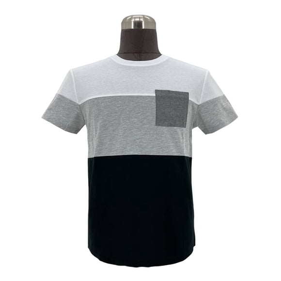 Playera George Talla M Bloques Negro
