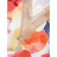 thumbnail image 6 of DYMADE Women Floral Print Sleeveless V-Neck Summer Casual Lace Tank Top, 6 of 7