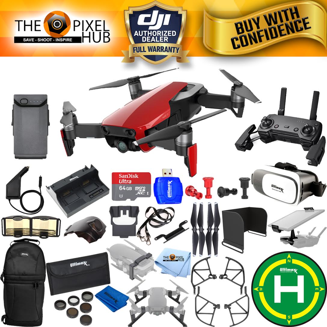 DJI Mavic Air (Flame Red) 1 Battery EXTREME All You Need ...