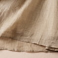 thumbnail image 4 of ChaoHeng Plus Size Dresses for Women Summer Summer Summer Sweet Embroidery Loose Round Neck Comfortable Mid Length 3/4 Sleeve Dress for Women, 4 of 5