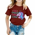 thumbnail image 1 of TZEWGL Chemise Mignonne pour Fille Garçon Imprimé Col Rond Manches Courtes Ample pour Bébés Taille 12-13T, 1 of 4