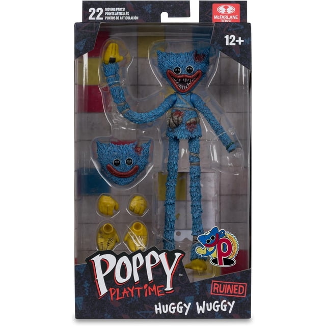 Poppy Playtime 7 Inch Action Figure Bendable - Huggy Wuggy (Ruined)