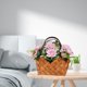 thumbnail image 3 of ¡Aprovecha las Ofertas Exclusivas!, Cesta de flores de mano Simulación de flores Adornos decorativos Estilo Hogar Boda Accesorios Flores Arreglos florales frescos Akmoler, 3 of 7