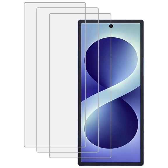 KIQ 3 Pack CLEAR Tempered Glass Screen Protector Compatible with Samsung Galaxy Z Fold 8 Ultra