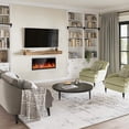 thumbnail image 6 of BOSSIN 42 inch Electric Fireplace Ultra Narrow Frame &Wider screen with Adjustable Flame Color and Speed,Remote Control with Timer,750/1500W, 6 of 7