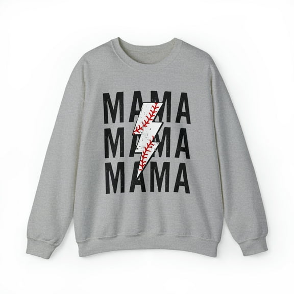 Baseball Mama Mom Mothers Day Sweatshirt, Gifts, Crewneck